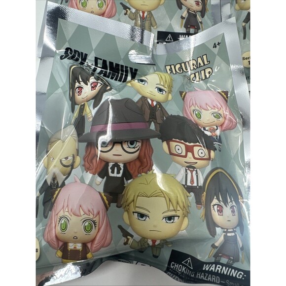 Spy Family Series 1 Figural Bag Clips (Sealed Packs) Lot Of 7 NEW MYSTERY BLIND - Picture 3 of 5